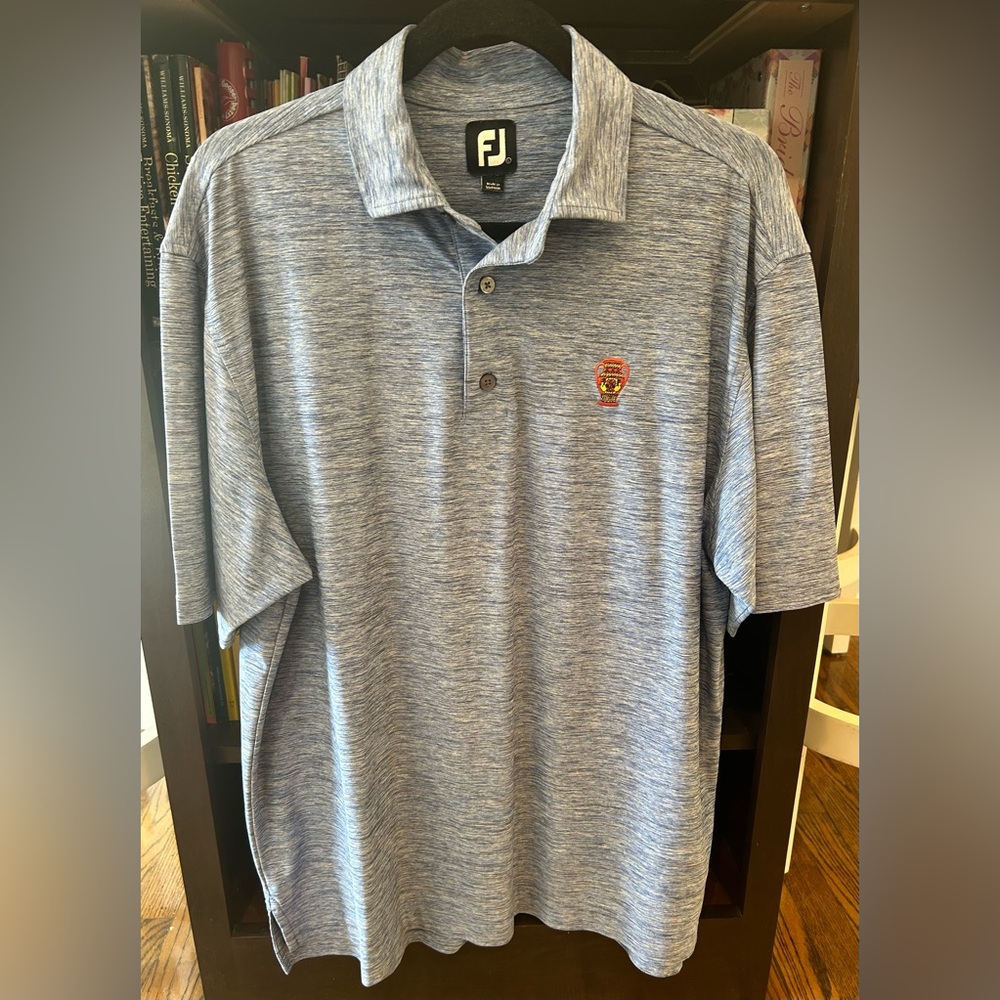 FootJoy FJ Performance Golf Polo in Heather Blue